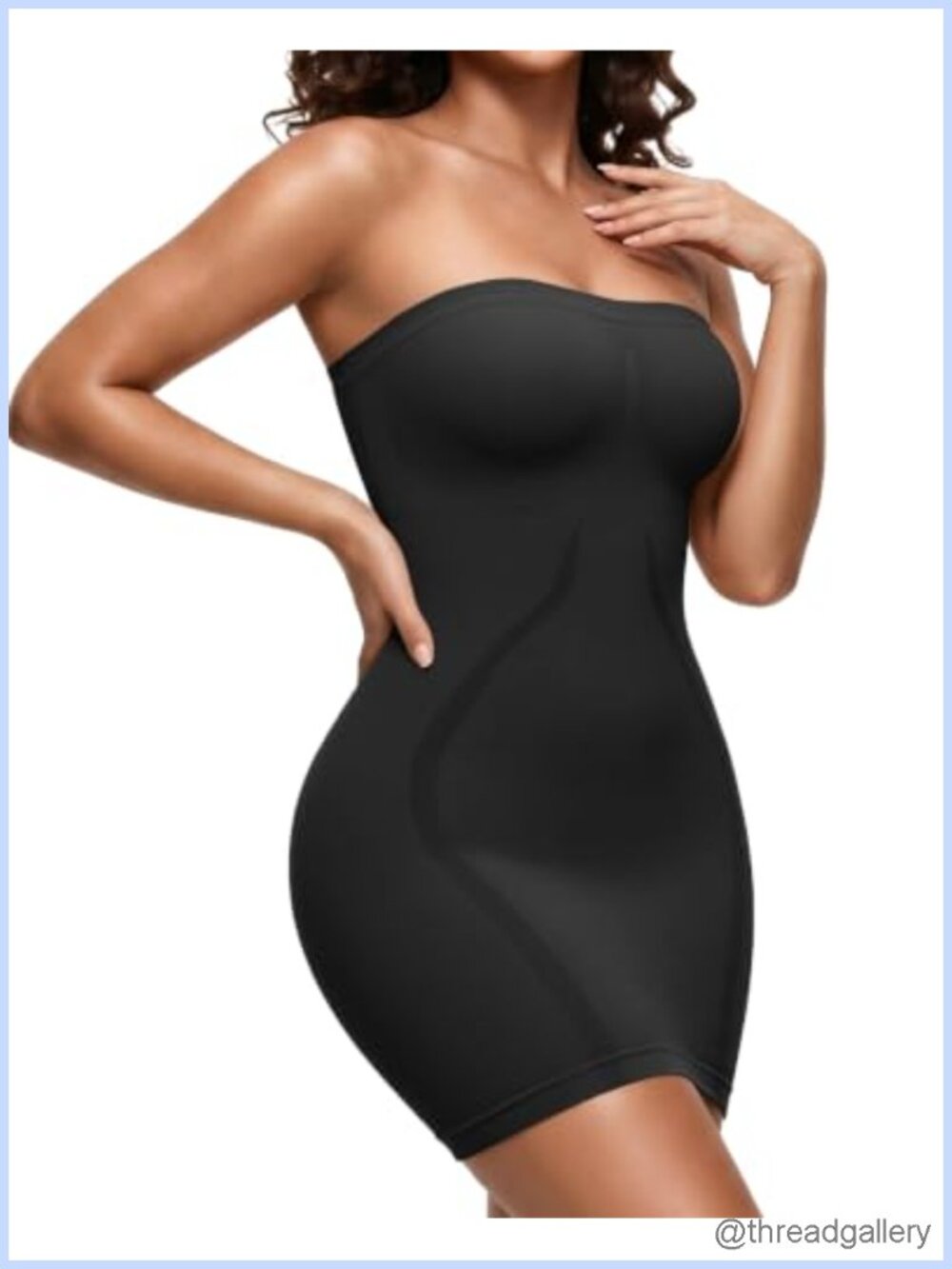 Strapless Shapewear Slip Tummy Control Seamless Body Shaper